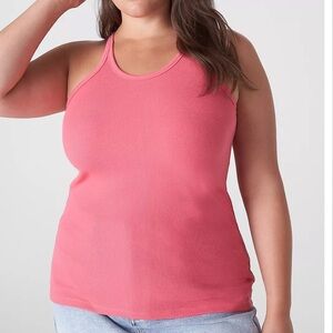 Scoop-Neck Stitch-Detail Tank